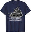 Cute Rabbit Lover Bunny Graphic Tank Top in Navy Blue