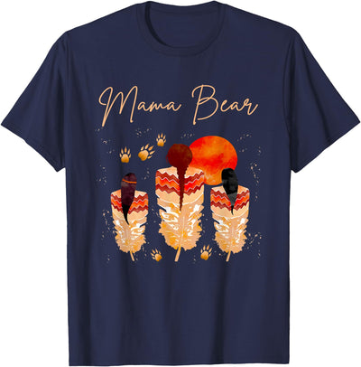 Mama Bear Proud Native American Women Indigenous T-Shirt