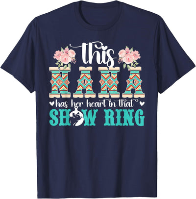 Pig Show Nana Grandma Proud T-Shirt