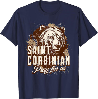 St Corbinian German Saints German Catholic Bear T-Shirt