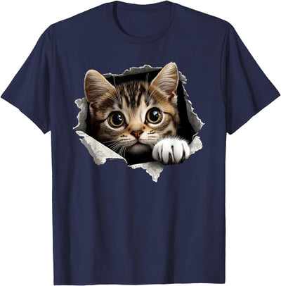 Funny Cat Lover Graphic Apparel Funny Cat Kitten Graphic T-Shirt