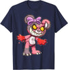 Teddybär Bad and Cute Teddy Bear T-Shirt - Navy Blue