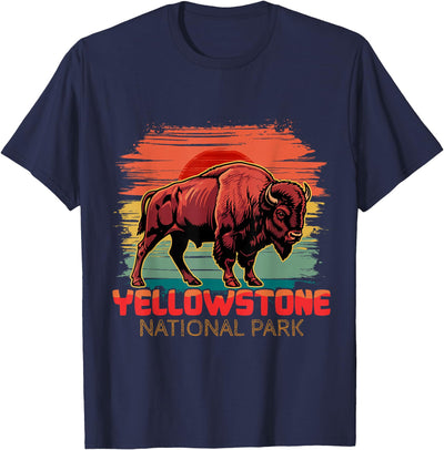 Cow Yellowstone National Park Wyoming Montana Idaho Buffalo T-Shirt