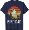 Green Cheek Conure Shirt & Green Cheek Conure Gift Green Cheek Conure Parrot Bird Dad T-Shirt - Navy Blue