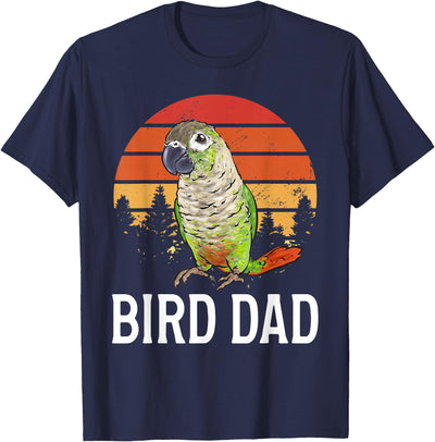 Green Cheek Conure Shirt & Green Cheek Conure Gift Green Cheek Conure Parrot Bird Dad T-Shirt
