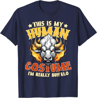 Cow Human Costume I'm Really a Buffalo T-Shirt
