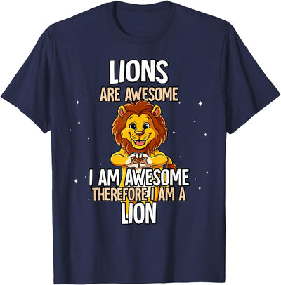 Lions are Awesome Lion T-Shirt