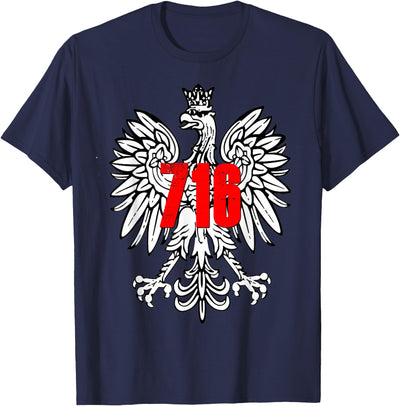Cow Polish Falcon Eagle 716 Buffalo Ny New York T-Shirt