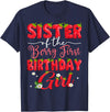Sweet Strawberry First Birthday Girl Matching Sister Of The Berry First Birthday Girl Strawberry Lover T-Shirt - Navy Blue