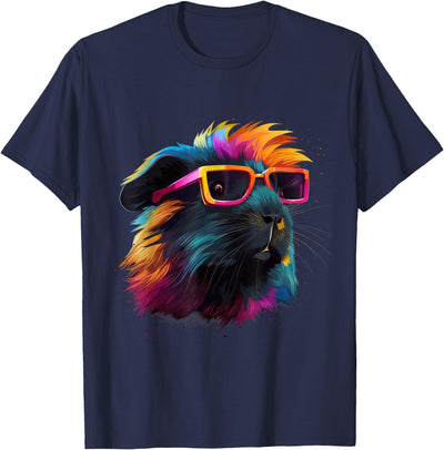 Guinea Pig Lovers Colorful Pop Art T-Shirt