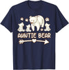 Aunt bear tee shirts, Auntie bear tshirt Auntie bear shirt for womens, Aunt bear 3 cubs t shirts T-Shirt - Navy Blue