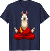 Funny Llama Gift Llama Lover Accessories & Stuff Cute Llama Design For Men Women Alpaca Animal Llama Lovers T-Shirt - Navy Blue