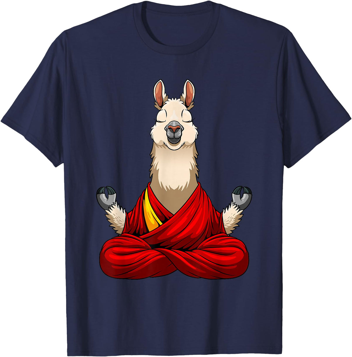 Funny Llama Gift Llama Lover Accessories & Stuff Cute Llama Design For Men Women Alpaca Animal Llama Lovers T-Shirt - Navy Blue