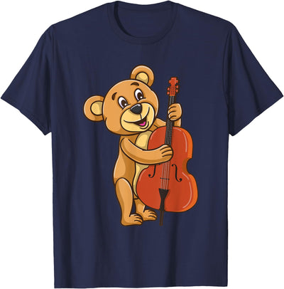 Teddy Bear Playing Cello T-Shirt