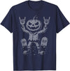 Funny El Rocker Pumpkin Tee Shirt El Rocker Pumpkin T-Shirt - Navy Blue
