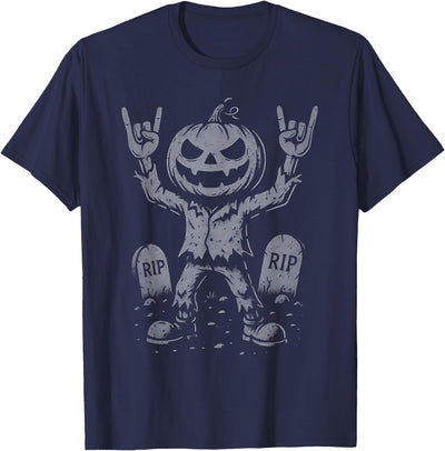 Funny El Rocker Pumpkin Tee Shirt El Rocker Pumpkin T-Shirt