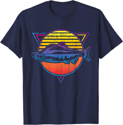 Retro Salmon Fish T-Shirt