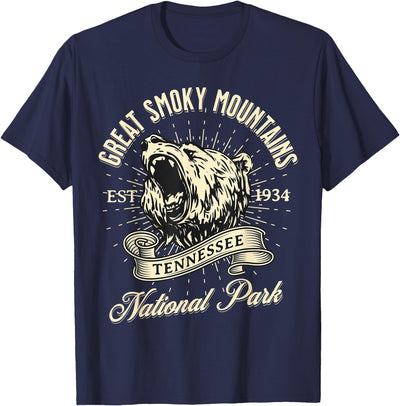 Great Smoky Mountains National Park Tennessee Bear Hike T-Shirt