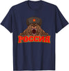 Russian bear Russia Russian flag Russian Flag Russia Russian Bear T-Shirt - Navy Blue