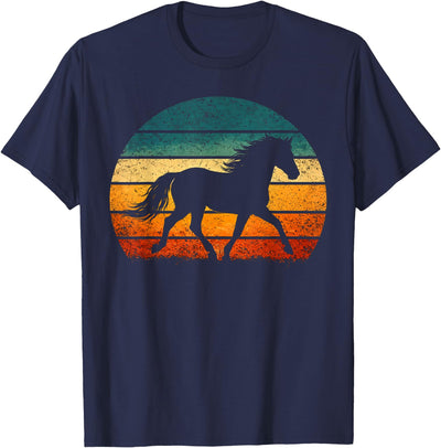 Horse Lovers horse riders Retro Vintage Horse T-Shirt
