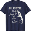 2018 Polar Bear Club Vintage Distressed Tee shirt Polar Bear Club Freezing Water Vintage Distressed T shirt T-Shirt - Navy Blue