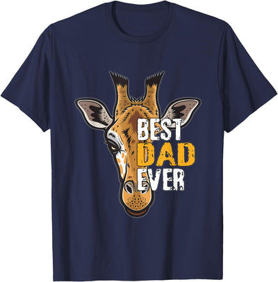 Giraffe shirt for father, Giraffe shirt for father birthday T-Shirt