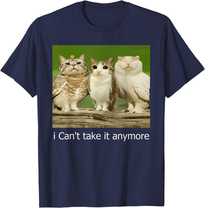 Cat Meme Funny Meowl Cat Owl Funny Meowl Cursed Internet Trendy T-Shirt