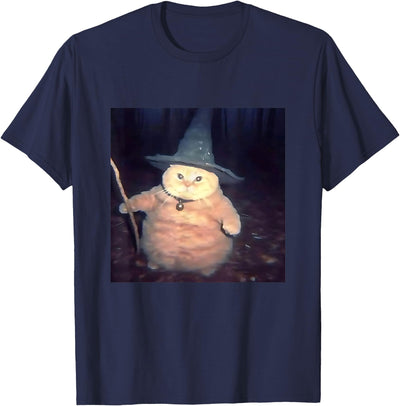 Wizard Cat Weird Funny Halloween Cat Meme Tee Wizard Cat Weird Funny Halloween Cat Meme T-Shirt