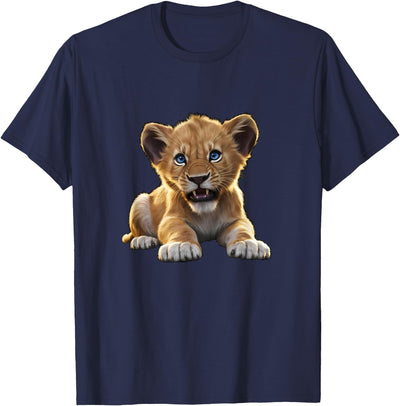 Lion Cub Angry Lion Lovers Lion Boys Girls Male Lions T-Shirt