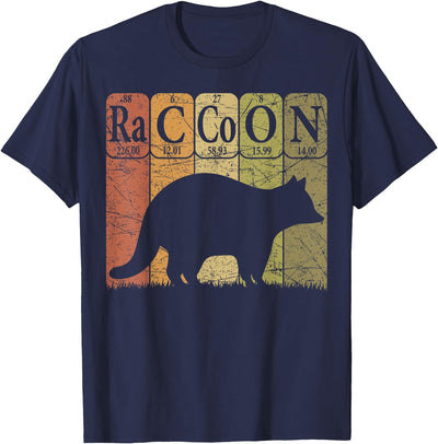 Raccoon Periodic Table Elements T-Shirt