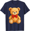 Teddy Bear Accessories Gifts Women Men Kids Teddy Bear Cute Teddy Bear Lover Illustration Graphic Design T-Shirt - Navy Blue