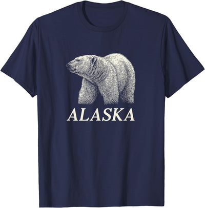 Alaska Polar Bear Graphic T-Shirt
