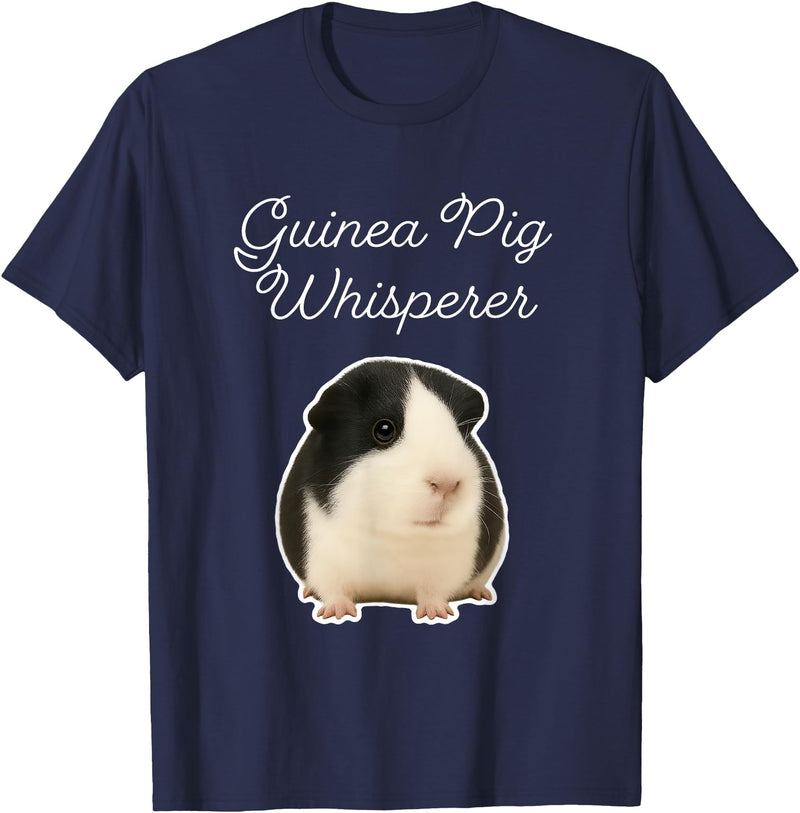 Miller Sye Guinea Pig Whisperer - American Guinea Pig T-Shirt - Navy Blue