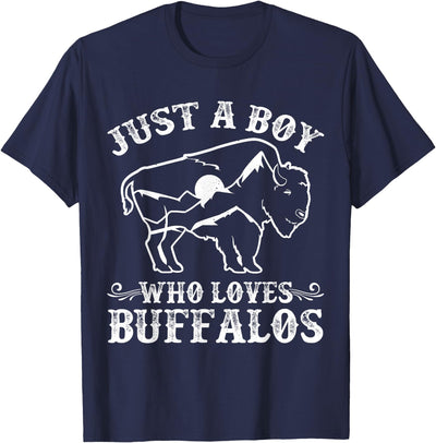 Cow Kids Bison Buffalo Bison Toddler Boys Kids T-Shirt