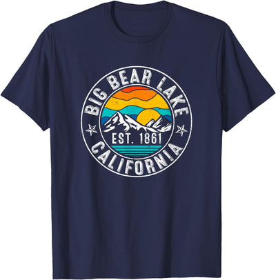 Retro 70s 80s Big Bear Lake California CA T-Shirt