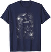 Gothic Halloween Witch Moon Sorcery Enchanting Halloween Witch Gothic Magic Night T-Shirt - Navy Blue