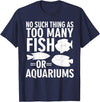 Fishkeeper Humor Shirts & Apparel Funny Aquarium Fish Lover Shirt - Fish Tank Humor T-Shirt - Navy Blue