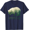 Kotzebue SE Alaskan Wild Bear & Nature Lover Kotzebue Grizzly Bear Southeast Alaska Forest Wildlife T-Shirt - Navy Blue