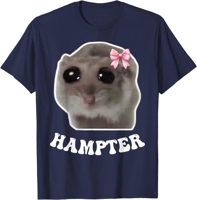 Hampter Sad Hamster Meme Hamster Lover Oddly Specific Memes T-Shirt