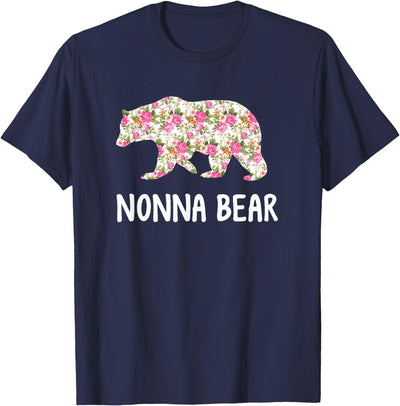 Nonna Bear Floral T-Shirt