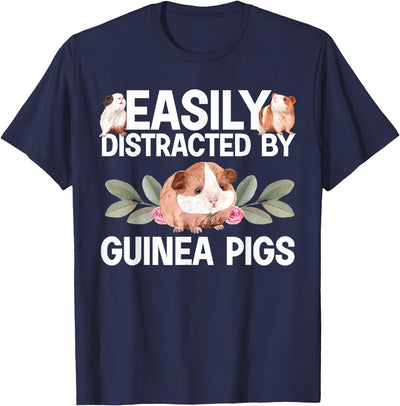 Cute Guinea Pig Art For Men Women Kids Cavy Lover T-Shirt