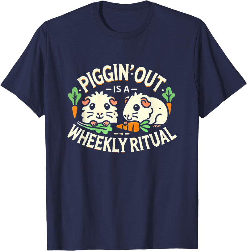 Funny Guinea Pig Gifts for Guinea Pig Lovers Funny Guinea Pig Guinea Pigs Guinea Pig Lover T-Shirt - Navy Blue