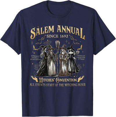 Salem Annual Since 1692 Witches' Convention Witch. Salem Annual Since 1692 Witches' Convention Witch Halloween T-Shirt