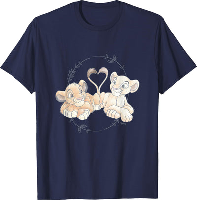 The Lion King - Simba Nala Heart T-Shirt