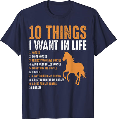 Best Horse Gifts Men Women Tee Funny Horse Shirt For Men Women Kids Horse Lover Graphic T-Shirt