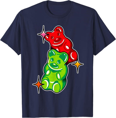 Gummy Bear Candy Red Green T-Shirt