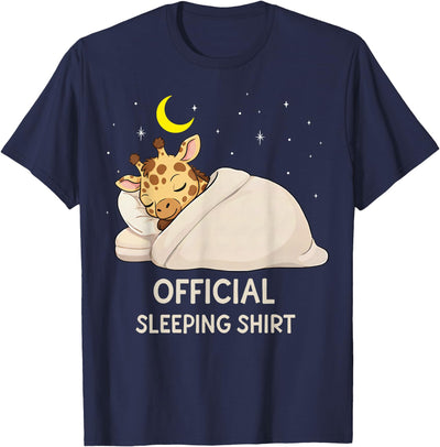 Funny Giraffe Official Sleepshirt Pajama Zoo Boys Girls Kids T-Shirt