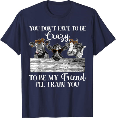 You Don't Have to Be Crazy My Friend You Dont Friend I'll T-Shirt