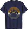 Bear Gay Pride by Content Design Studio Bear Paw Colours Community Flag Gay Bear T-Shirt - Navy Blue