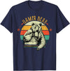 Gampa Bear Funny Father's Day shirt Mens Vintage Gampa Bear Shirt Funny Fathers Day T-Shirt - Navy Blue